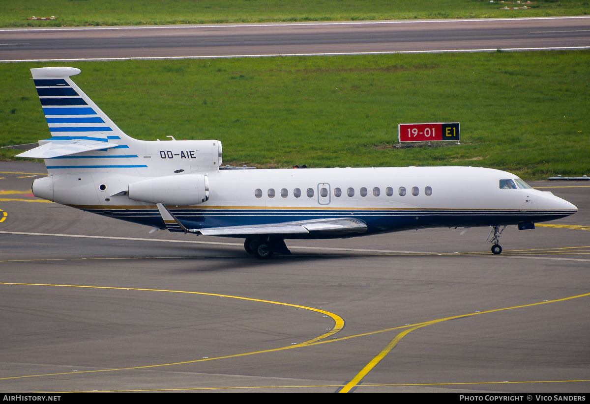 Aircraft Photo of OO-AIE | Dassault Falcon 7X | AirHistory.net #803470