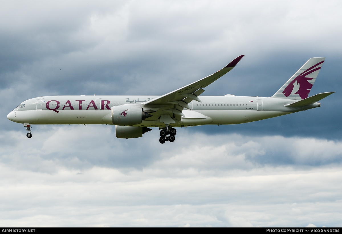 Aircraft Photo of A7-ALE | Airbus A350-941 | Qatar Airways | AirHistory.net #803489