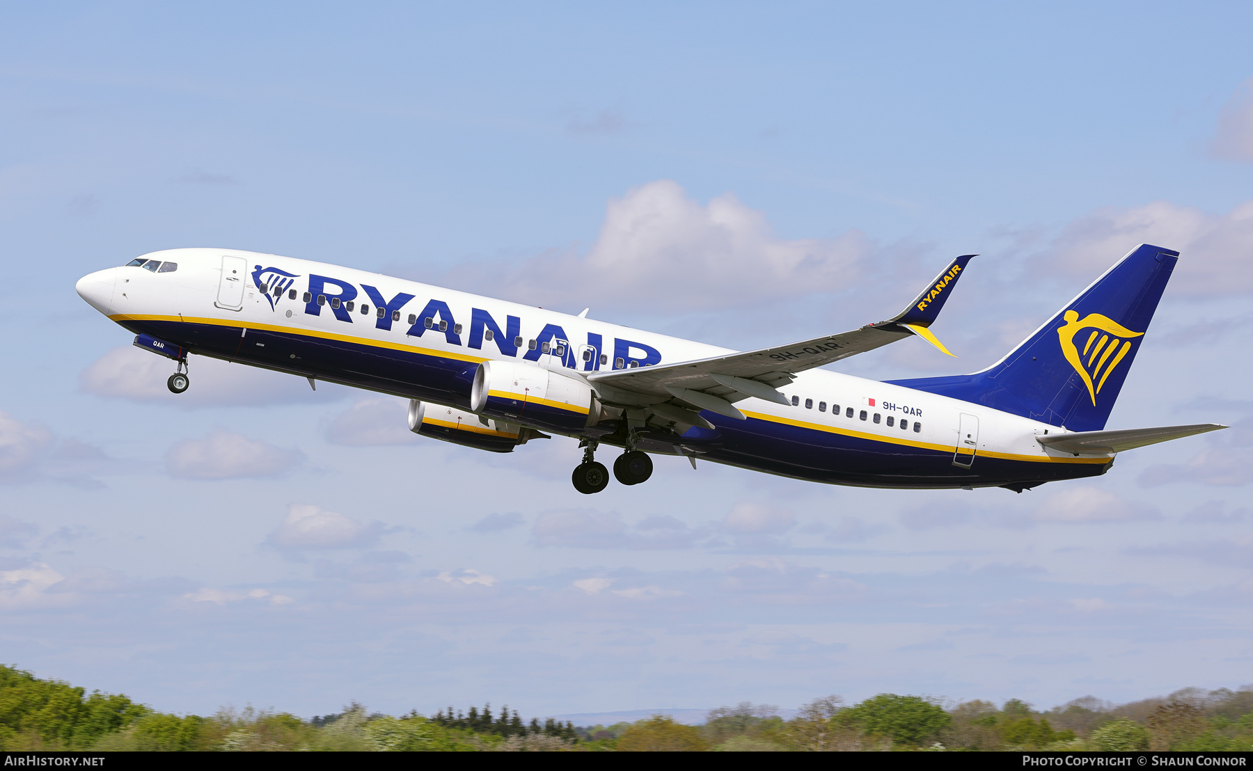 Aircraft Photo of 9H-QAR | Boeing 737-8AS | Ryanair | AirHistory.net #803503