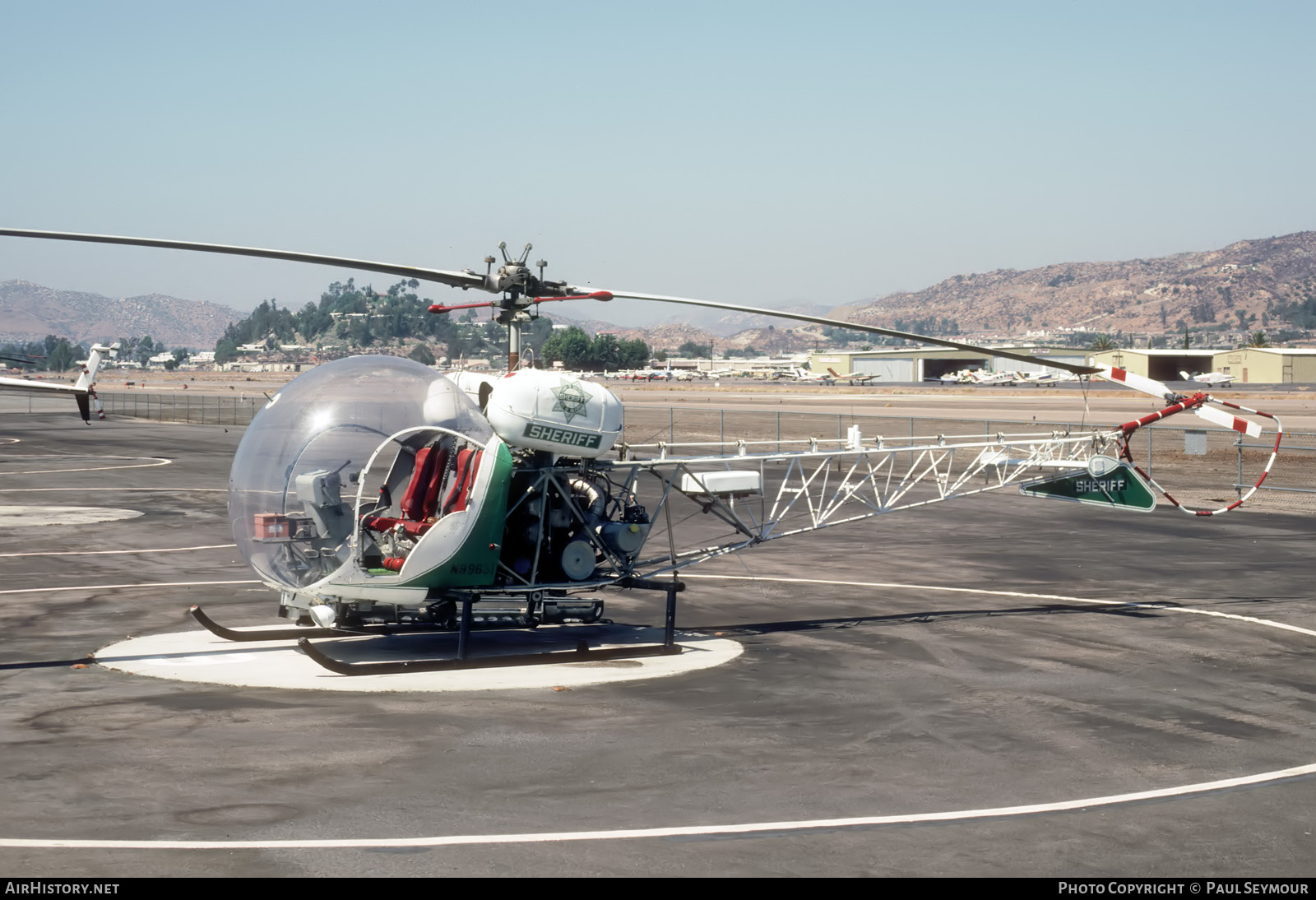 Aircraft Photo of N99631 | Bell 47G-3B-1 | San Diego County Sheriff | AirHistory.net #803511