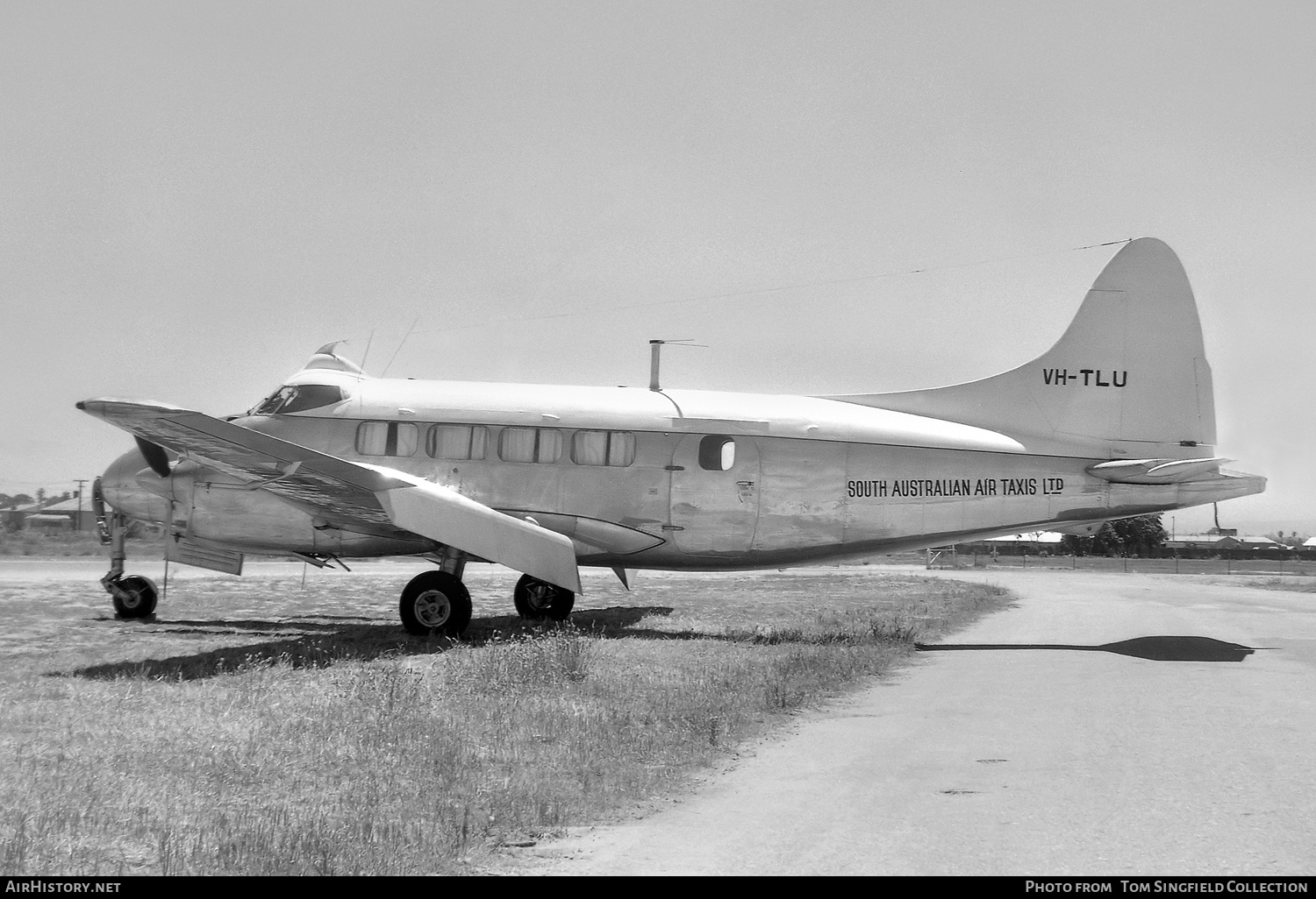 Aircraft Photo of VH-TLU | De Havilland D.H. 104 Dove 5 | South Australian Air Taxis - SAAT | AirHistory.net #803513