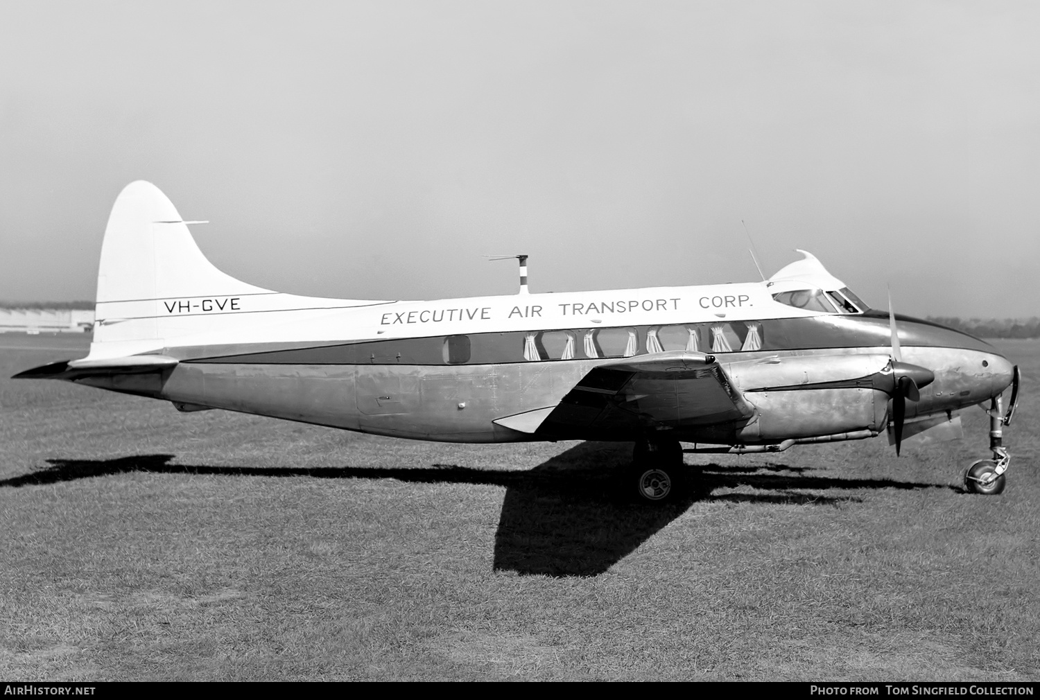 Aircraft Photo of VH-GVE | De Havilland D.H. 104 Dove 1 | Executive Air Transport | AirHistory.net #803514