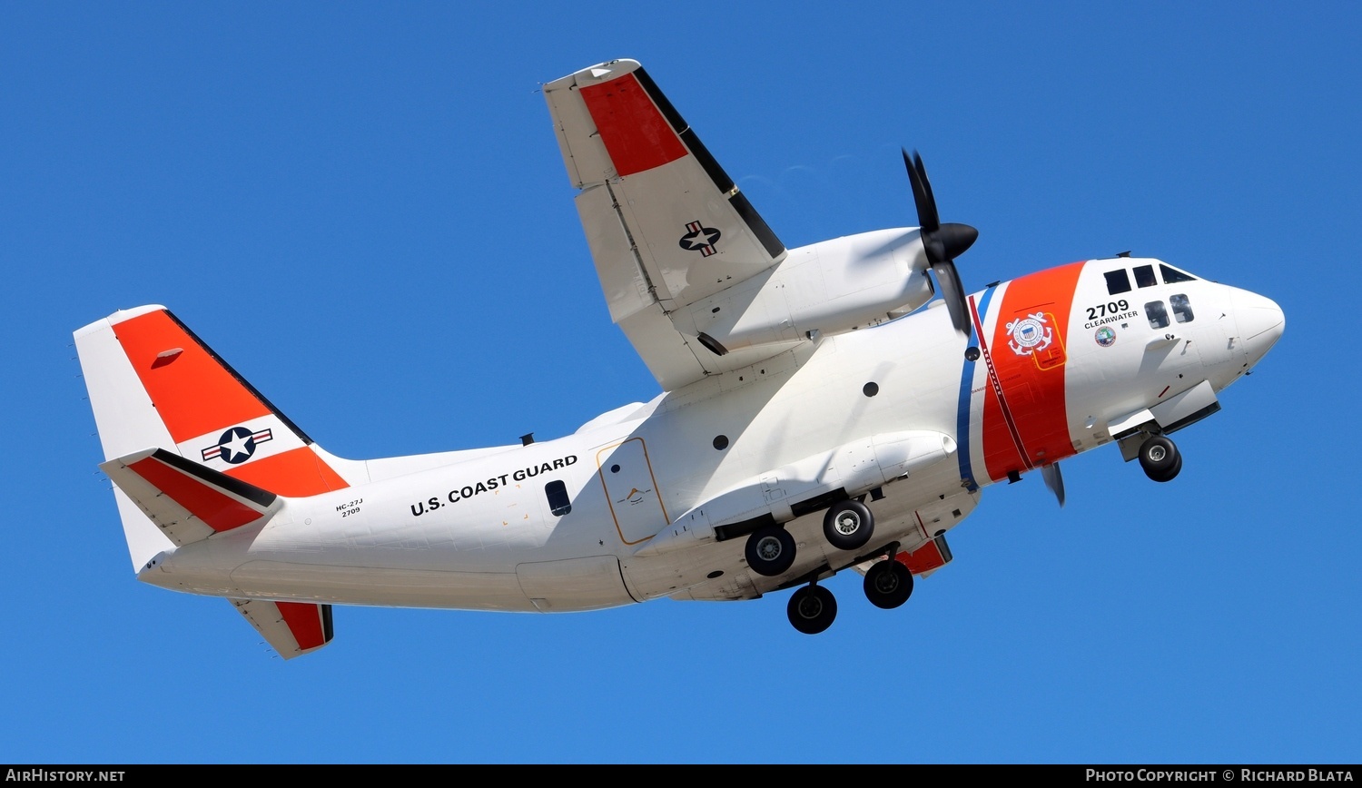 Aircraft Photo of 2709 | Alenia C-27J Spartan | USA - Coast Guard | AirHistory.net #803535