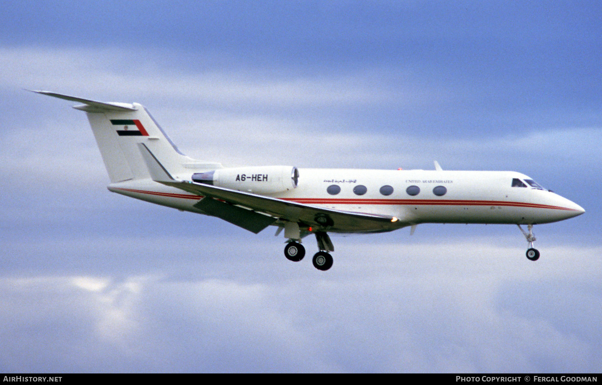Aircraft Photo of A6-HEH | Gulfstream Aerospace G-1159A Gulfstream III | United Arab Emirates Government | AirHistory.net #803536