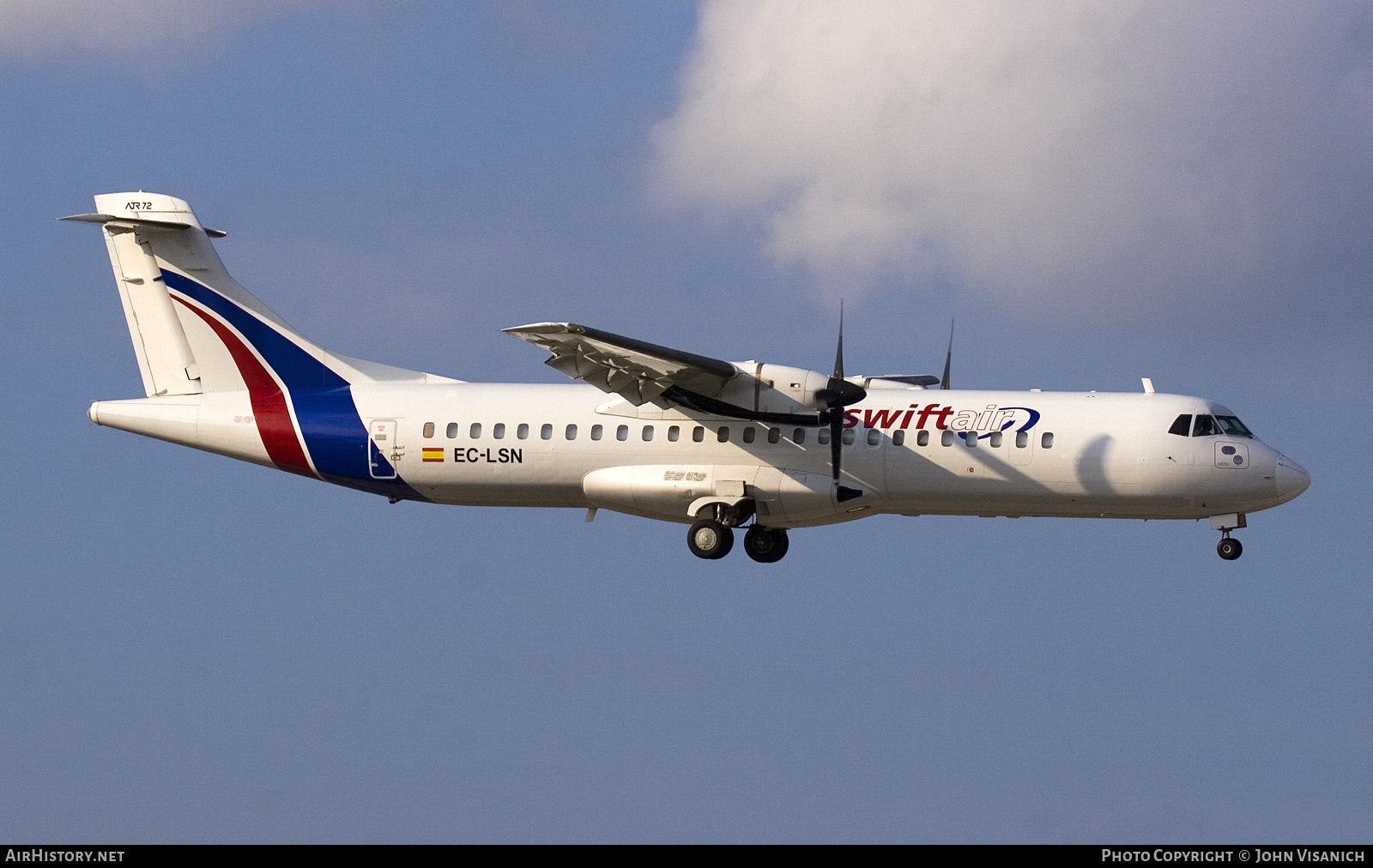 Aircraft Photo of EC-LSN | ATR ATR-72-102 | Swiftair | AirHistory.net #803542