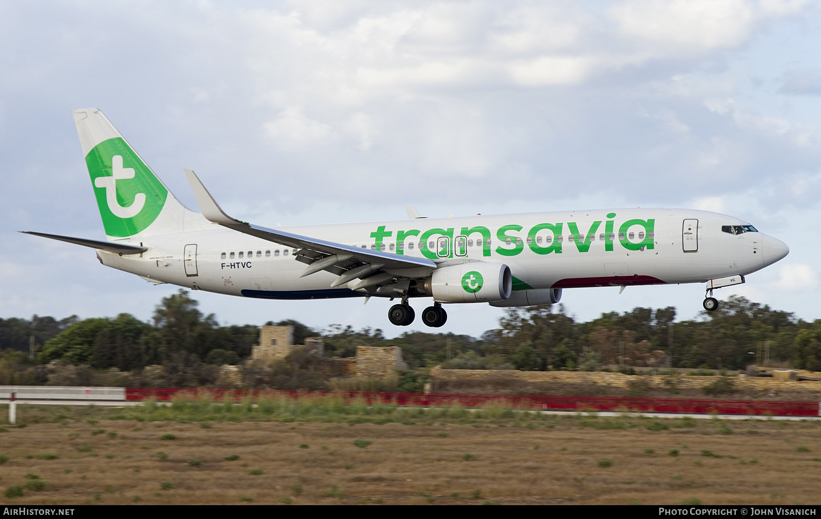 Aircraft Photo of F-HTVC | Boeing 737-8K2 | Transavia | AirHistory.net #803544