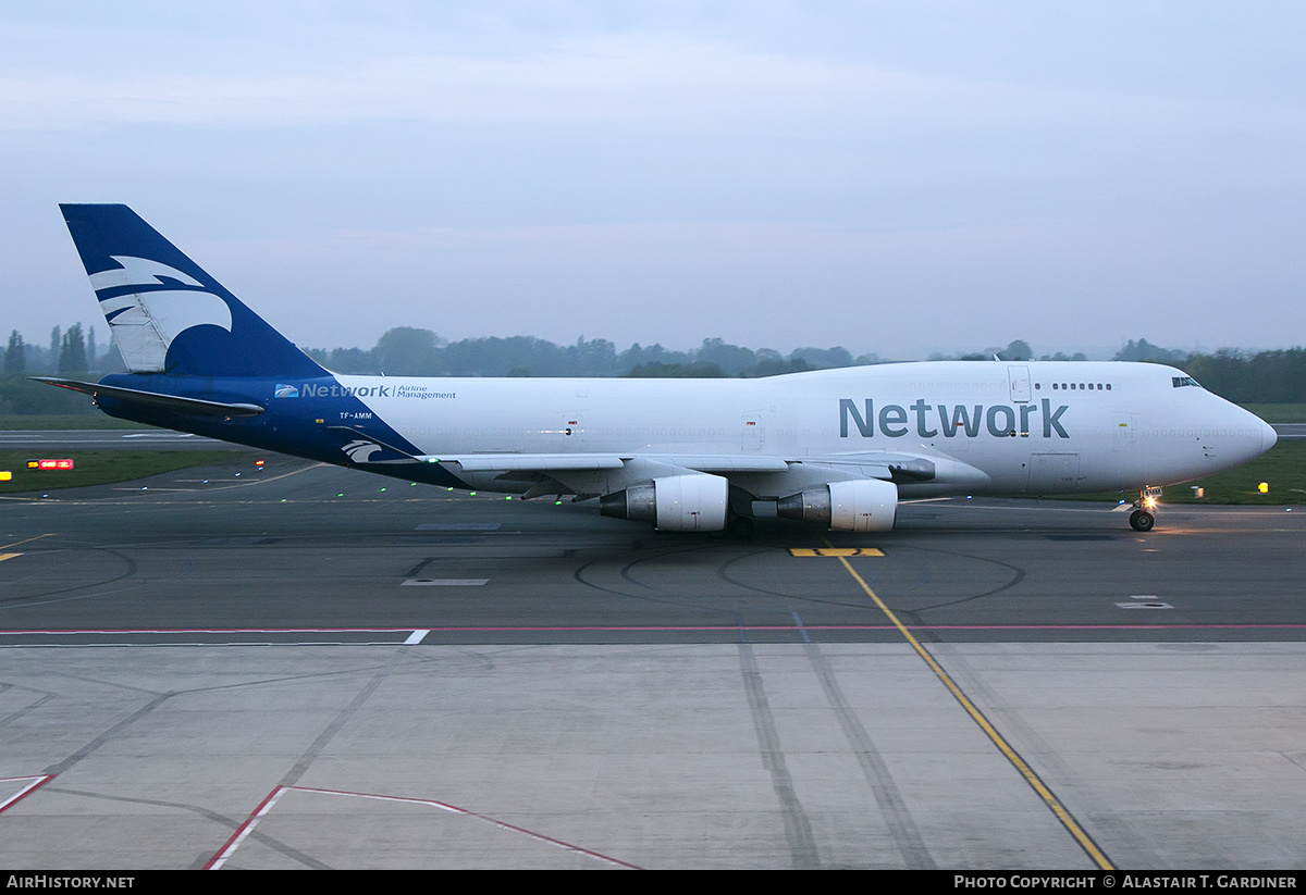 Aircraft Photo of TF-AMM | Boeing 747-4H6(BDSF) | Network Airline Management | AirHistory.net #803578