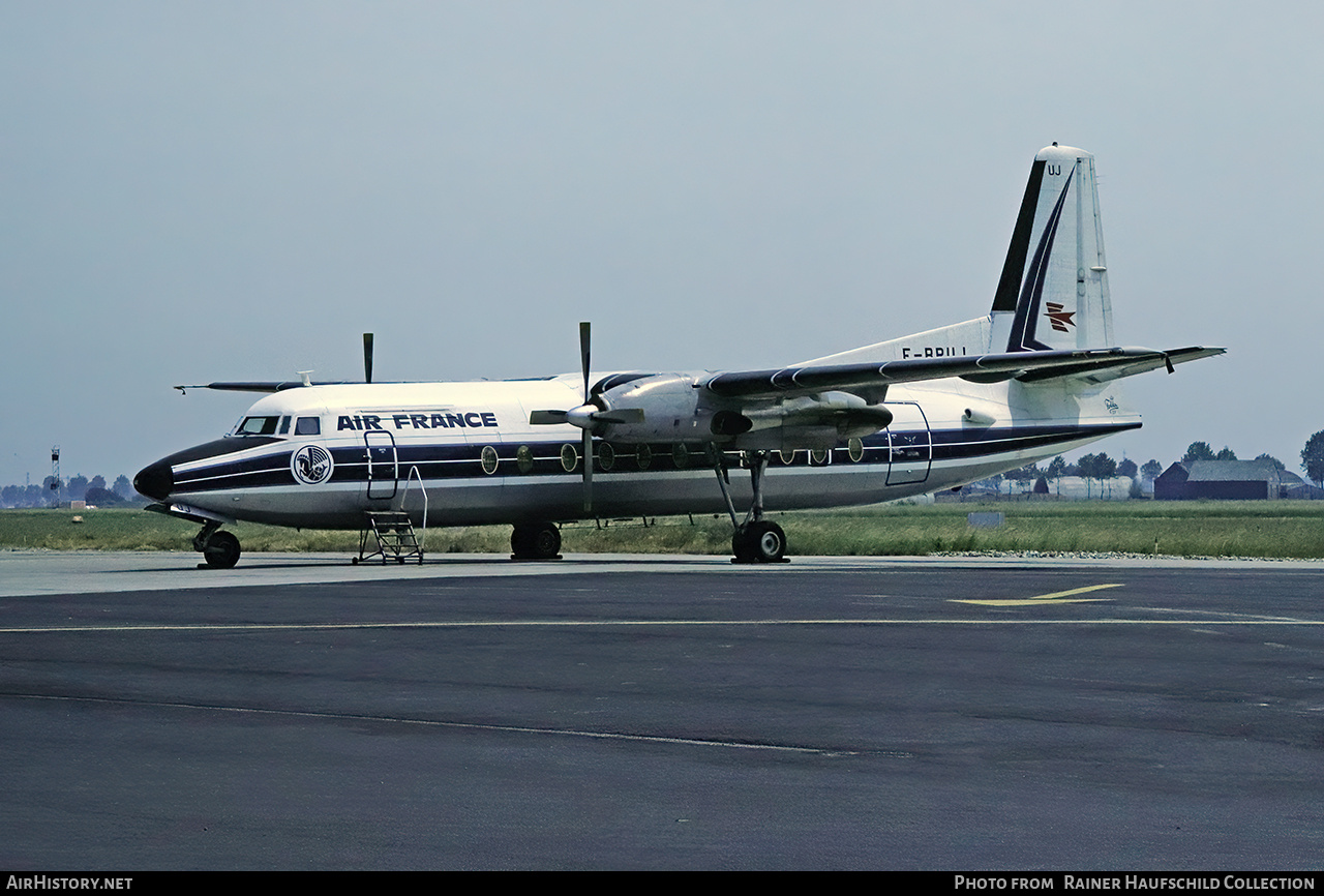 Aircraft Photo of F-BPUJ | Fokker F27-500 Friendship | Air France | AirHistory.net #803594