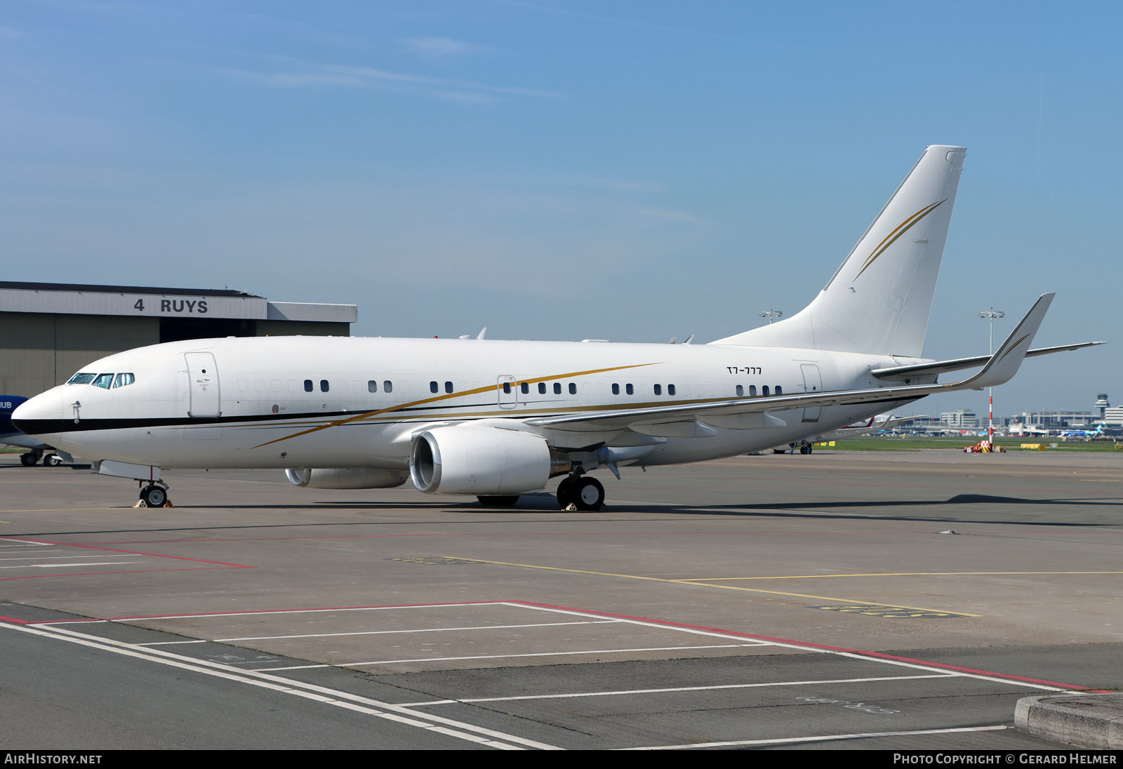 Aircraft Photo of T7-777 | Boeing 737-7EG BBJ | AirHistory.net #803598