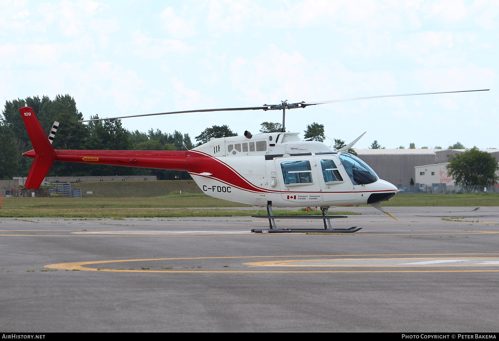 Aircraft Photo of C-FDOC | Bell 206B JetRanger | Transport Canada | AirHistory.net #803601