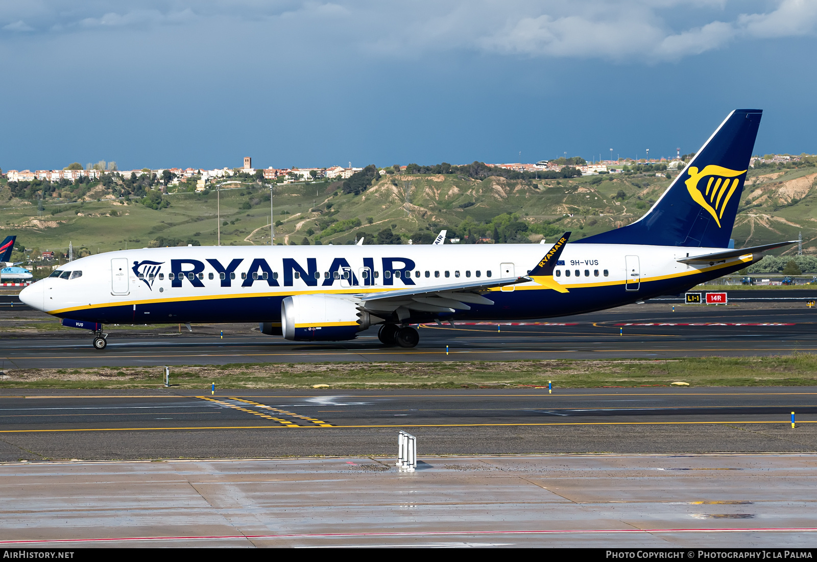 Aircraft Photo of 9H-VUS | Boeing 737-8200 Max 200 | Ryanair | AirHistory.net #803608