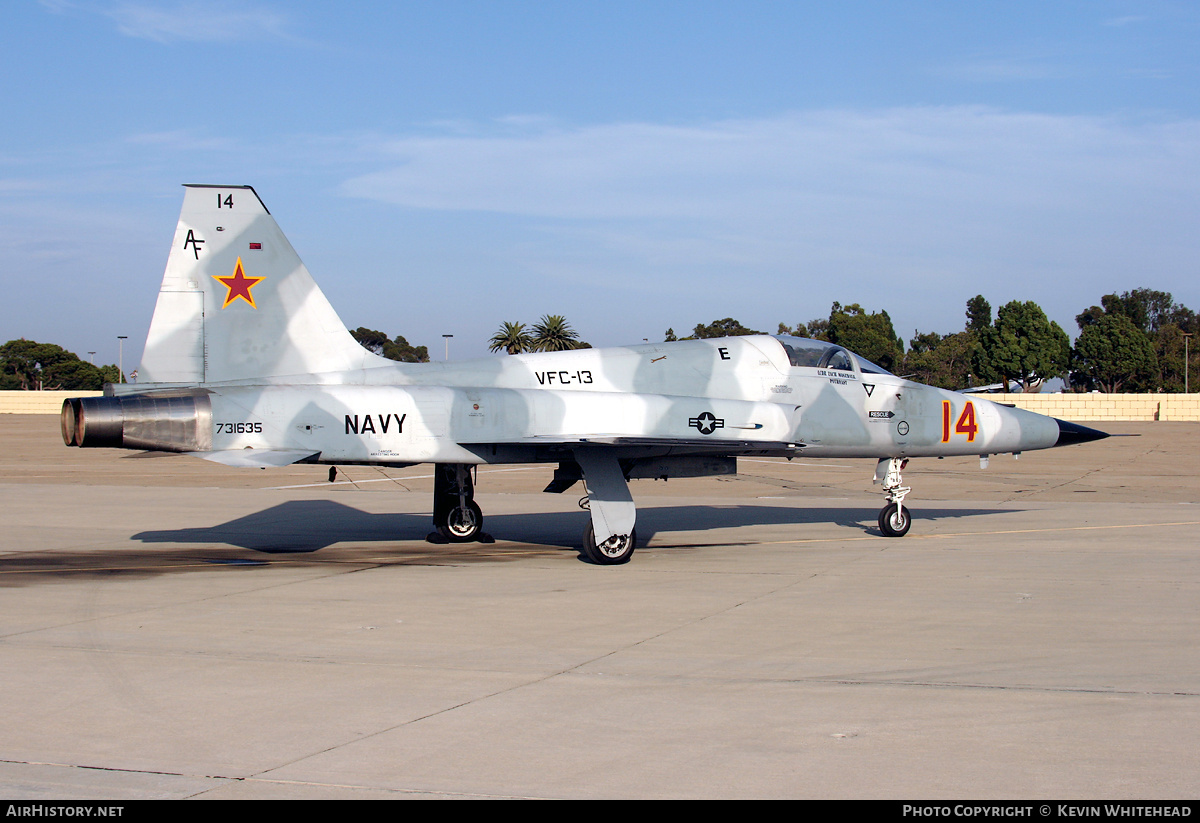 Aircraft Photo of 731635 | Northrop F-5E Tiger II | USA - Navy | AirHistory.net #803615