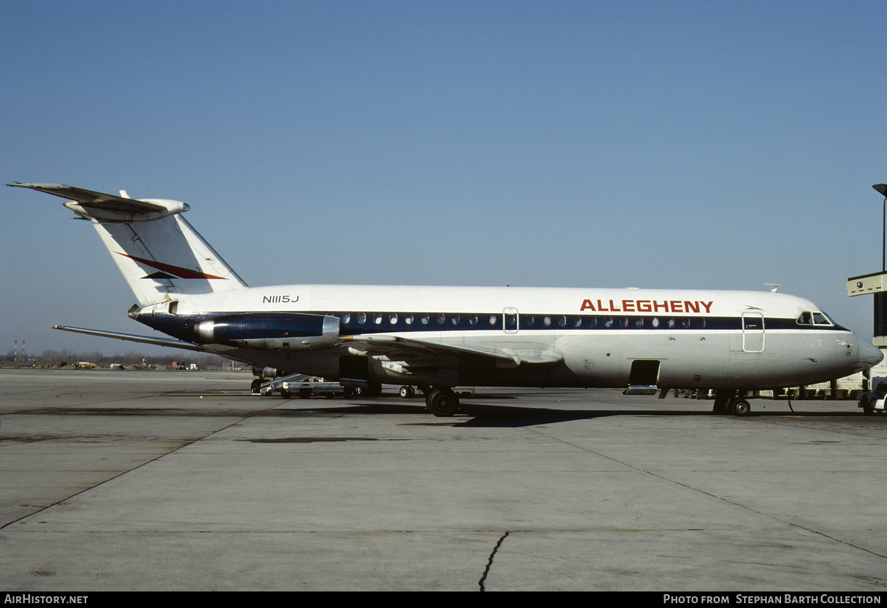 Aircraft Photo of N1115J | BAC 111-204AF One-Eleven | Allegheny Airlines | AirHistory.net #803626