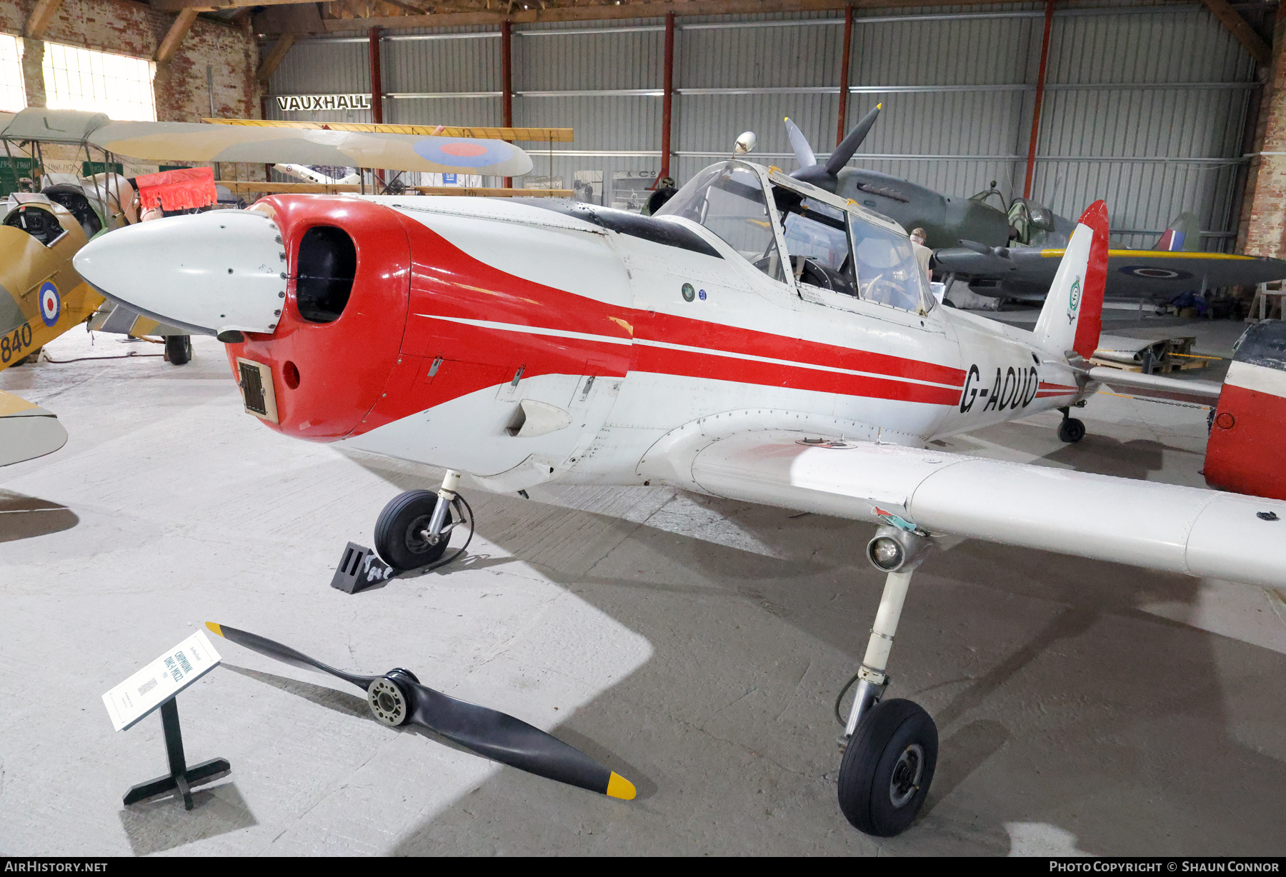 Aircraft Photo of G-AOUO | De Havilland Canada DHC-1 Chipmunk Mk22 | Royal Air Force Gliding and Soaring Association - RAFGSA | AirHistory.net #803628