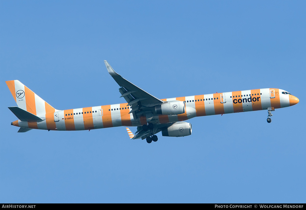 Aircraft Photo of D-ABOJ | Boeing 757-330 | Condor Flugdienst | AirHistory.net #803647