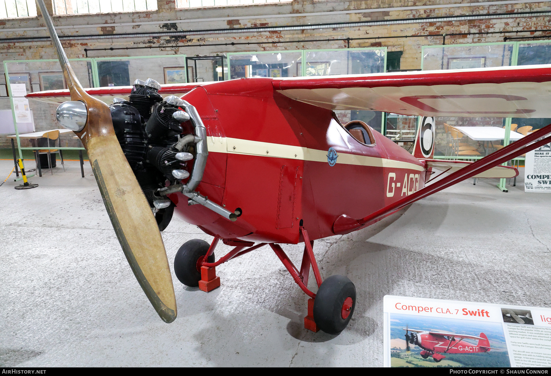 Aircraft Photo of G-ACGL | Comper CLA-7 Swift | AirHistory.net #803662