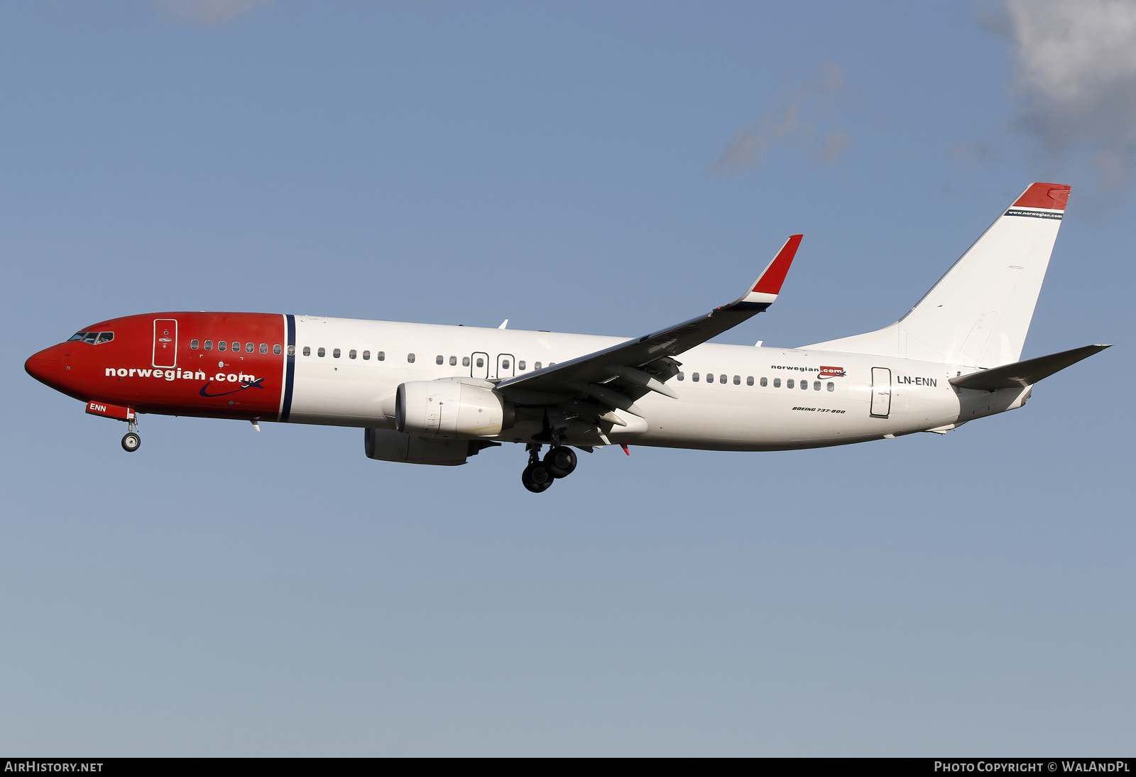 Aircraft Photo of LN-ENN | Boeing 737-800 | Norwegian | AirHistory.net #803668