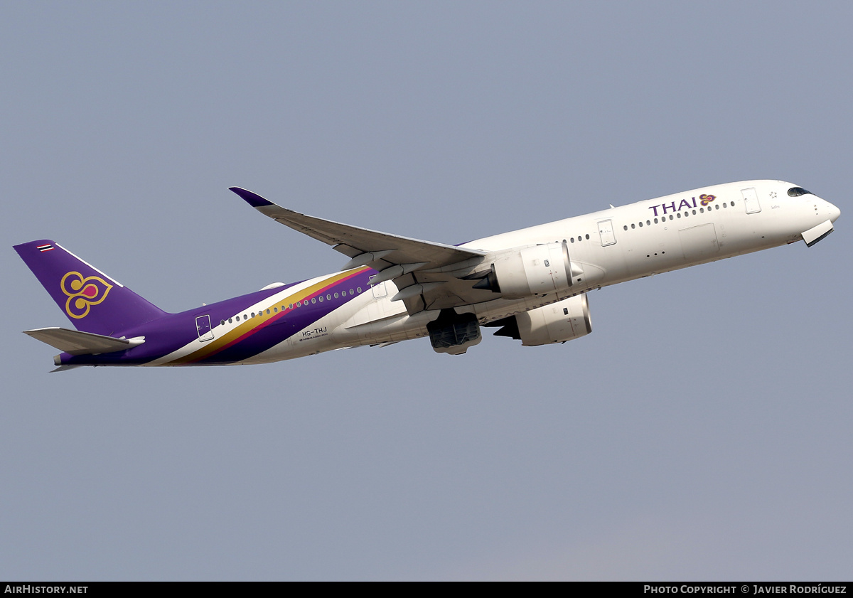 Aircraft Photo of HS-THJ | Airbus A350-941 | Thai Airways International | AirHistory.net #803674