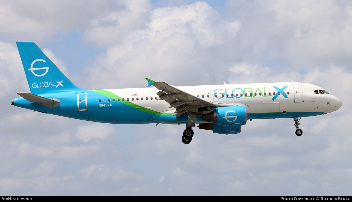 Aircraft Photo of N642VA | Airbus A320-214 | GlobalX | AirHistory.net #803692