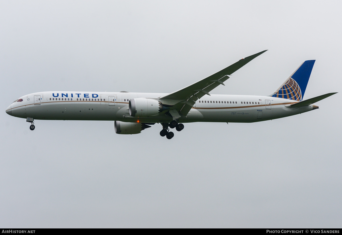 Aircraft Photo of N14001 | Boeing 787-10 Dreamliner | United Airlines | AirHistory.net #803699