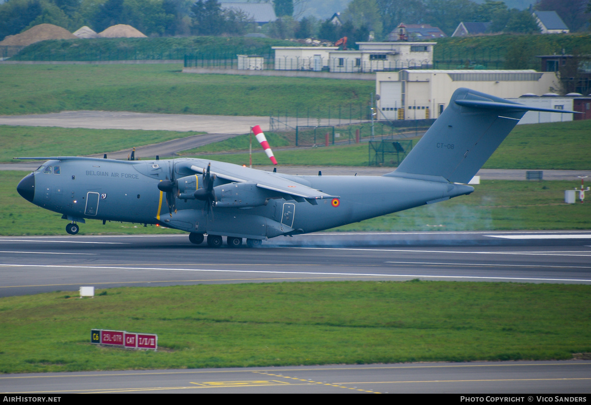 Aircraft Photo of CT-08 | Airbus A400M Atlas | Belgium - Air Force | AirHistory.net #803702