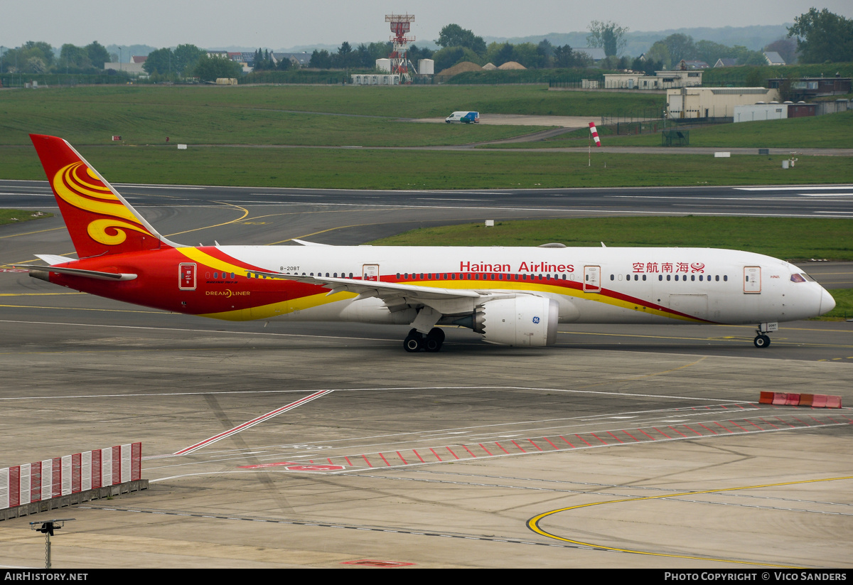 Aircraft Photo of B-208T | Boeing 787-9 Dreamliner | Hainan Airlines | AirHistory.net #803704