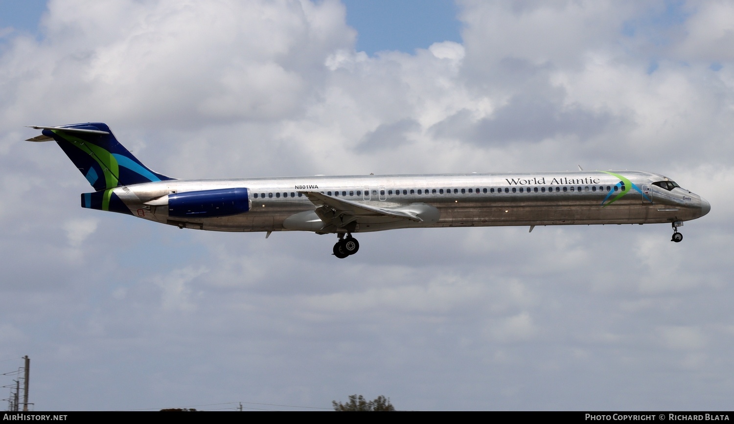 Aircraft Photo of N801WA | McDonnell Douglas MD-83 (DC-9-83) | World Atlantic Airlines | AirHistory.net #803705
