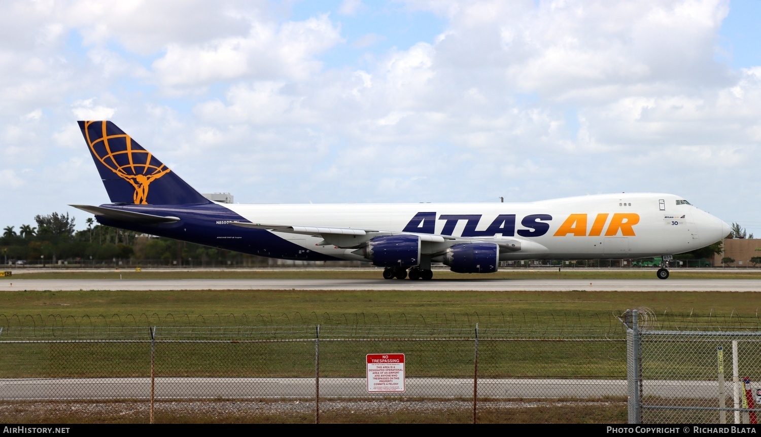 Aircraft Photo of N859GT | Boeing 747-87UF/SCD | Atlas Air | AirHistory.net #803712