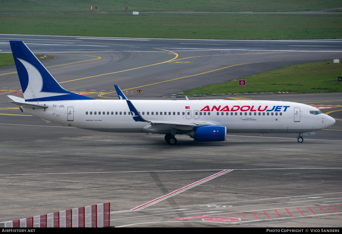 Aircraft Photo of TC-JZL | Boeing 737-8AS | AnadoluJet | AirHistory.net #803717