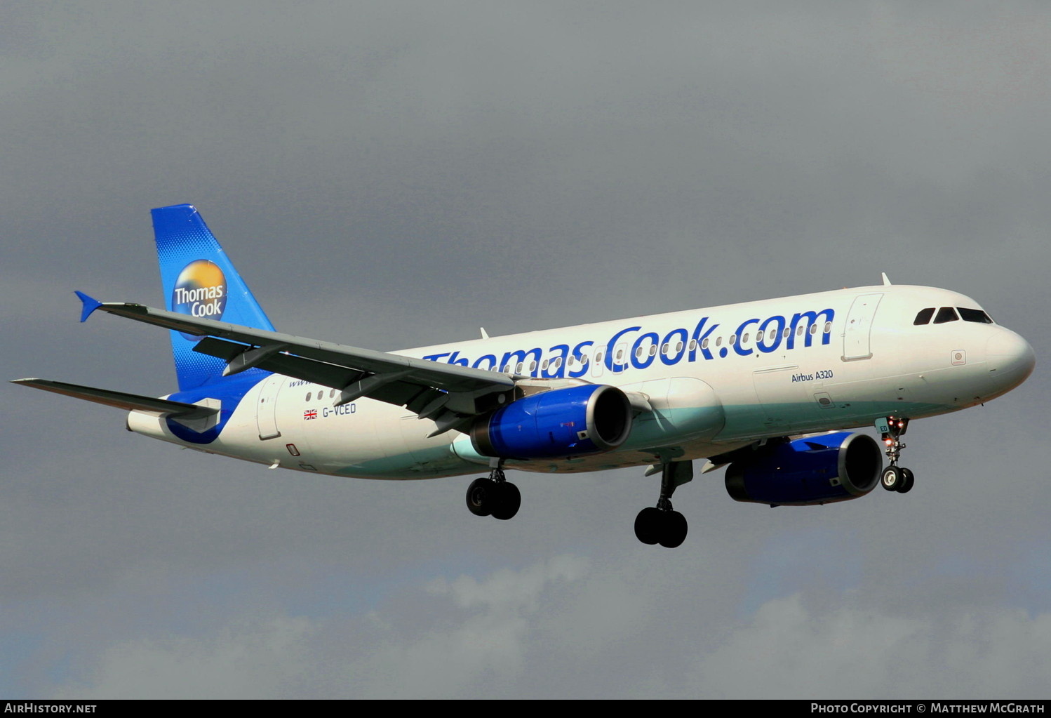 Aircraft Photo of G-VCED | Airbus A320-231 | Thomas Cook Airlines | AirHistory.net #803720