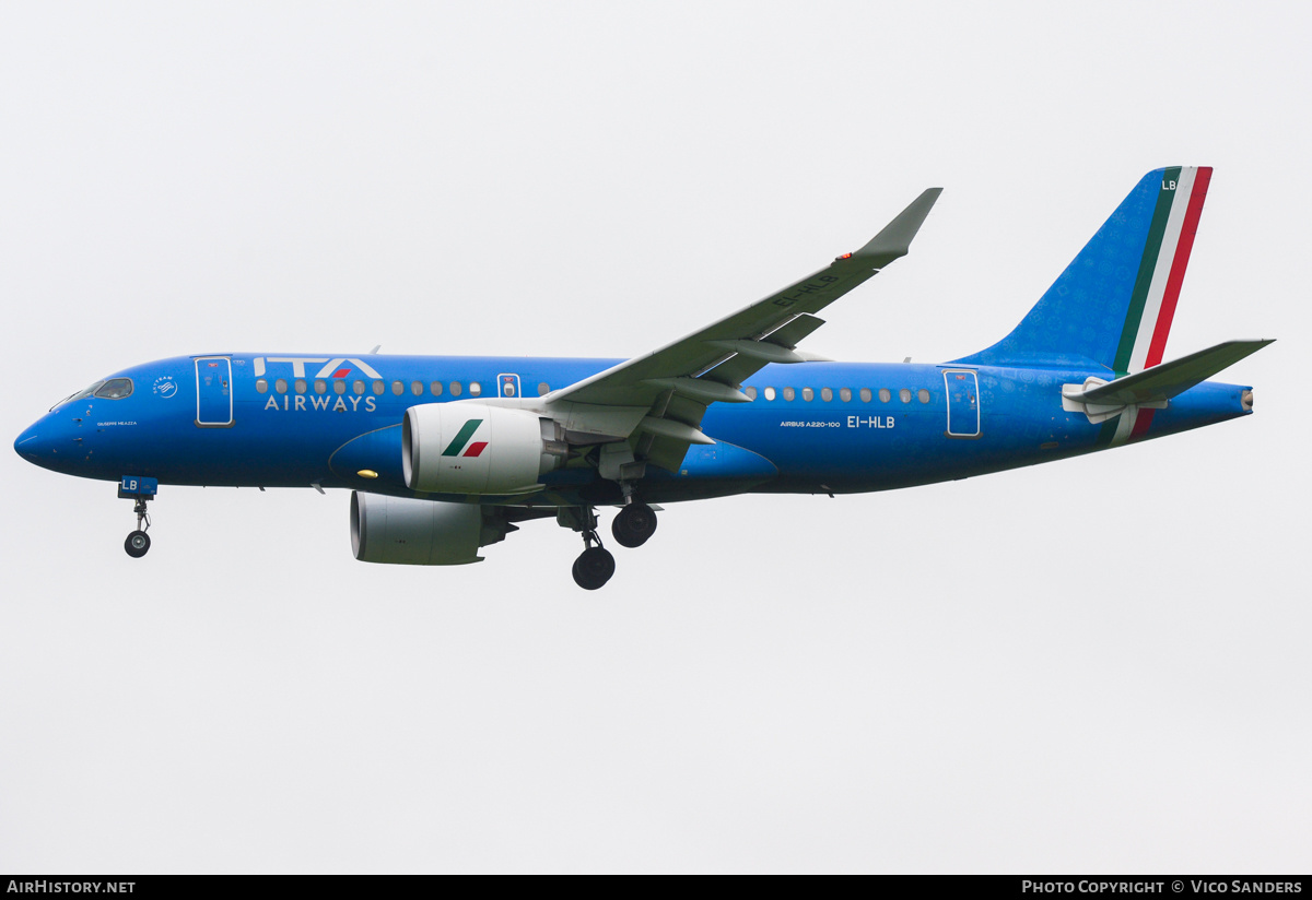 Aircraft Photo of EI-HLB | Airbus A220-100 (BD-500-1A10) | ITA Airways | AirHistory.net #803724