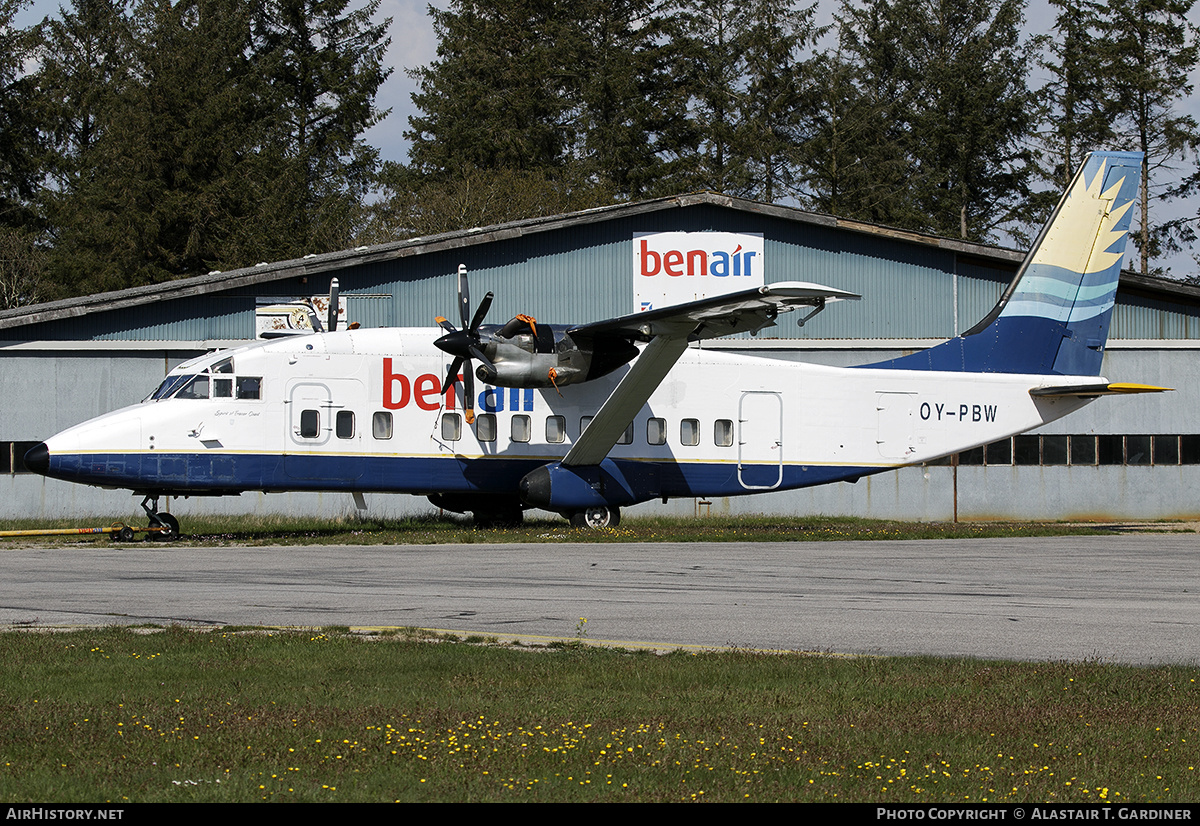 Aircraft Photo of OY-PBW | Short 360-300 | BenAir | AirHistory.net #803732