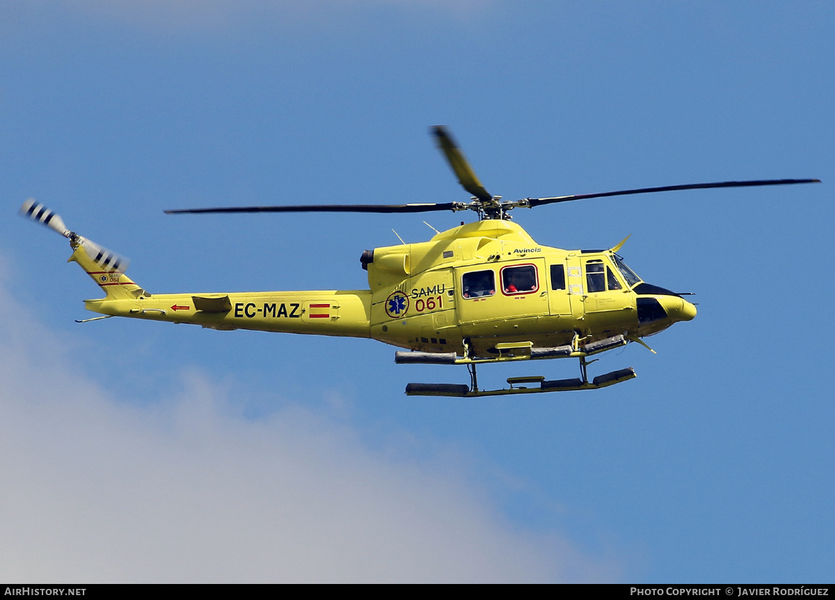 Aircraft Photo of EC-MAZ | Bell 412EP | SAMU - Servicios de Asistencia Médica de Urgencias | AirHistory.net #803803