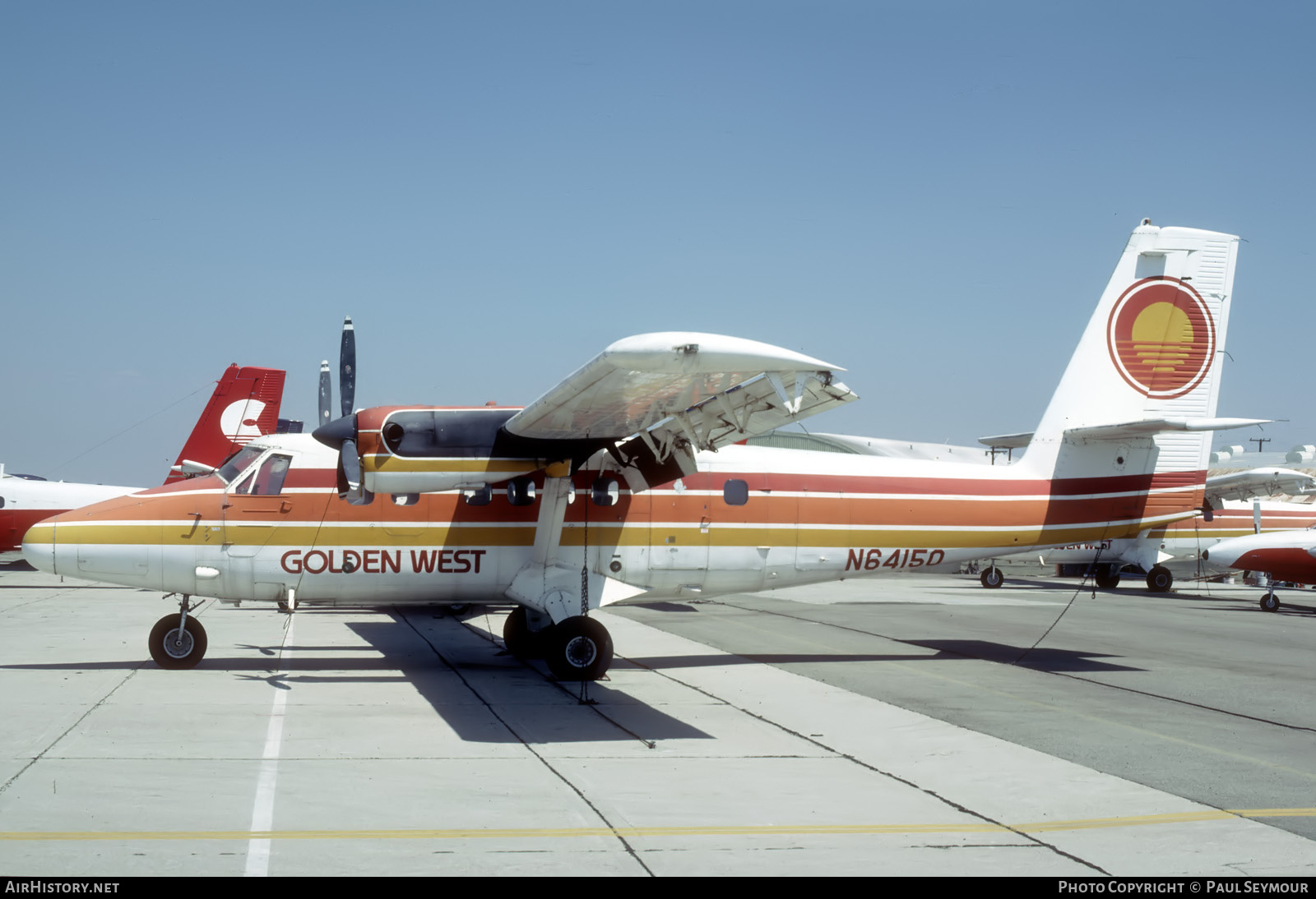 Aircraft Photo of N64150 | De Havilland Canada DHC-6-200 Twin Otter | Golden West Airlines | AirHistory.net #803809