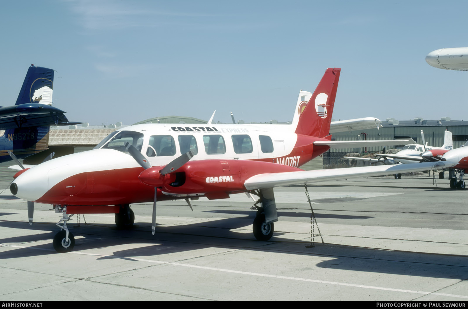 Aircraft Photo of N4076T | Piper PA-31-350 Chieftain | Coastal Express | AirHistory.net #803829