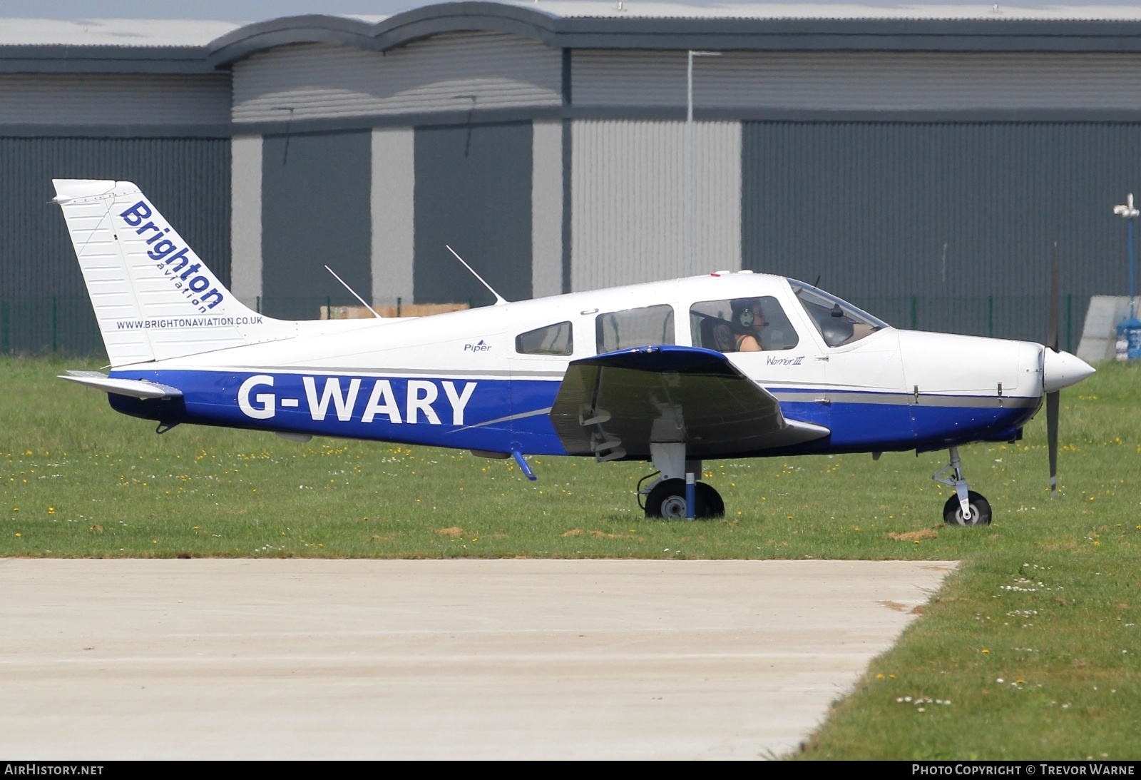 Aircraft Photo of G-WARY | Piper PA-28-161 Warrior III | Brighton Aviation | AirHistory.net #803834