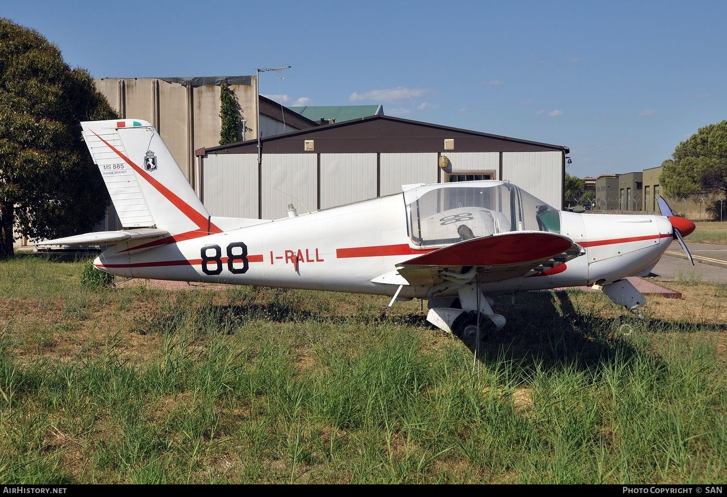 Aircraft Photo of I-RALL | Morane-Saulnier MS-885 Super Rallye | AirHistory.net #803840