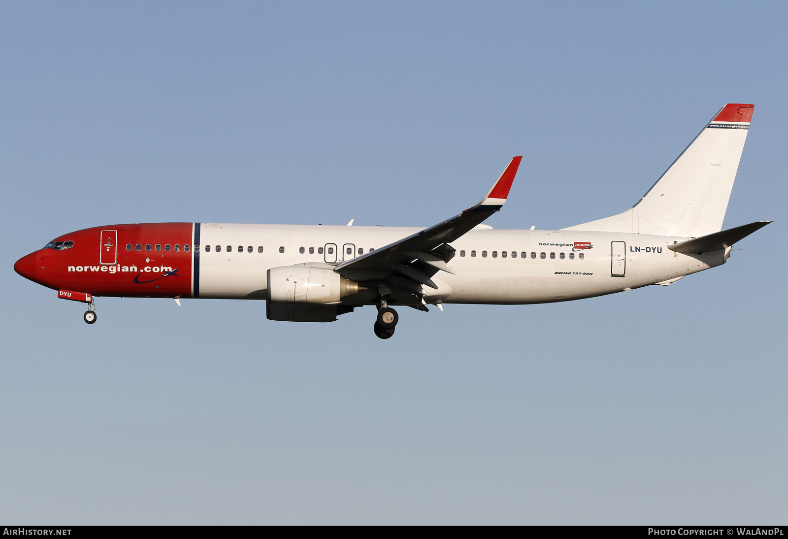 Aircraft Photo of LN-DYU | Boeing 737-8JP | Norwegian | AirHistory.net #803847