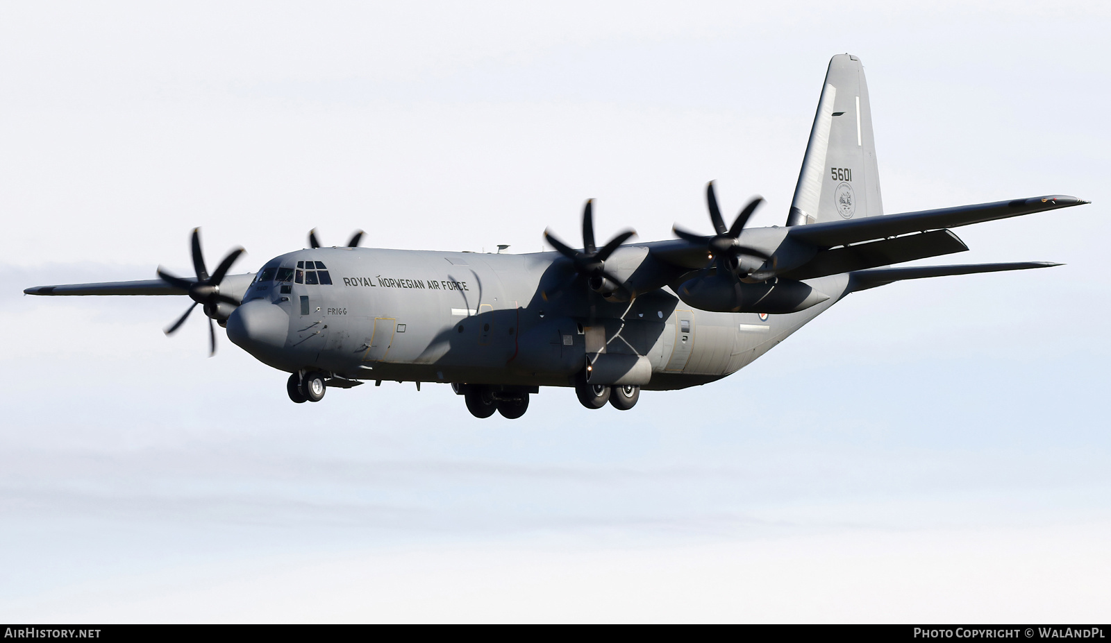 Aircraft Photo of 5601 | Lockheed Martin C-130J-30 Hercules | Norway - Air Force | AirHistory.net #803865