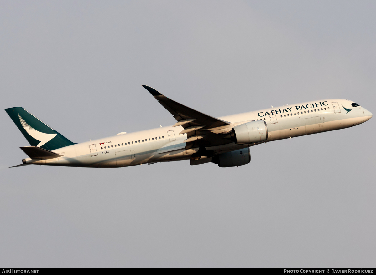 Aircraft Photo of B-LRJ | Airbus A350-941 | Cathay Pacific Airways | AirHistory.net #803895