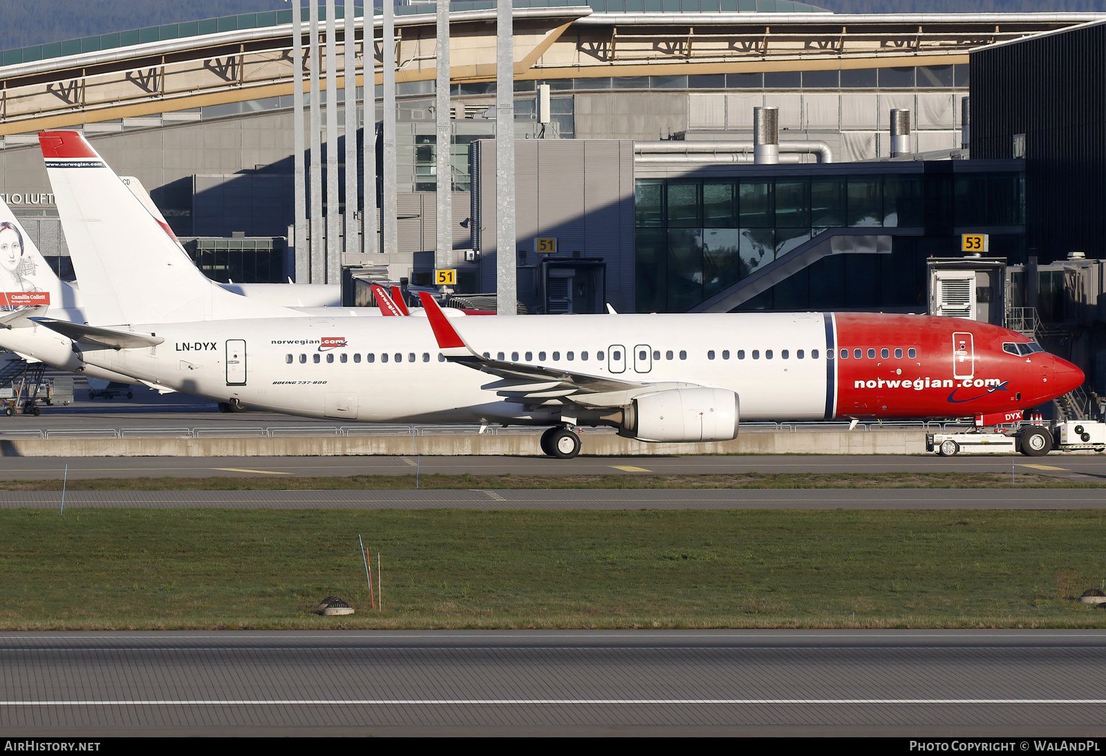 Aircraft Photo of LN-DYX | Boeing 737-8JP | Norwegian | AirHistory.net #803907