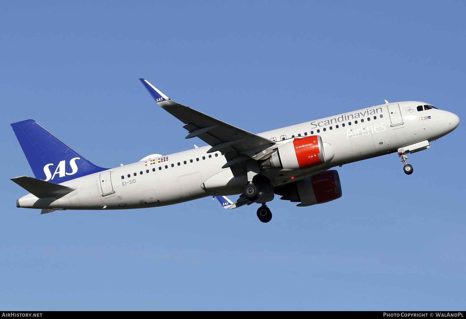 Aircraft Photo of EI-SID | Airbus A320-251N | Scandinavian Airlines - SAS | AirHistory.net #803913