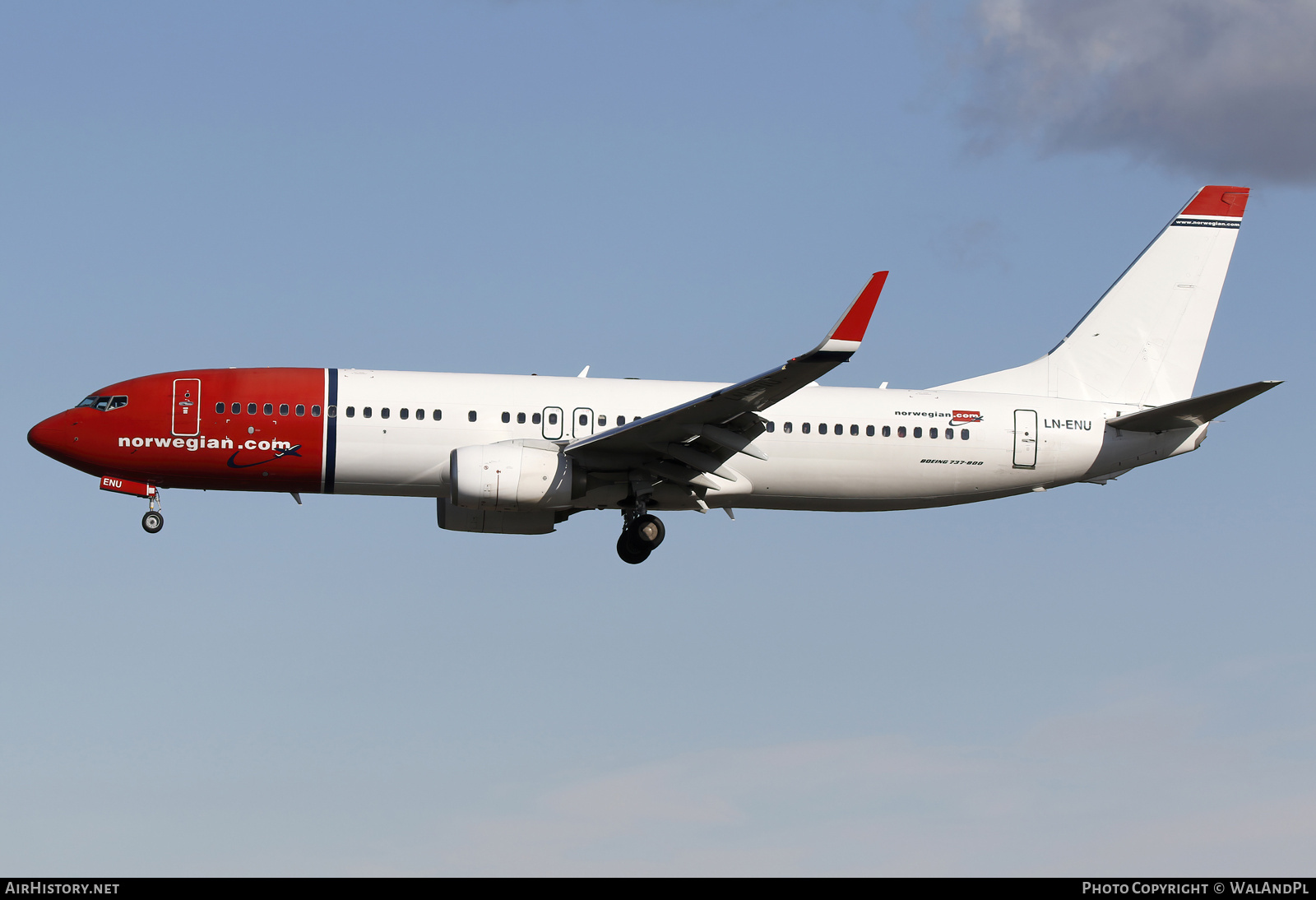 Aircraft Photo of LN-ENU | Boeing 737-8JP | Norwegian | AirHistory.net #803915
