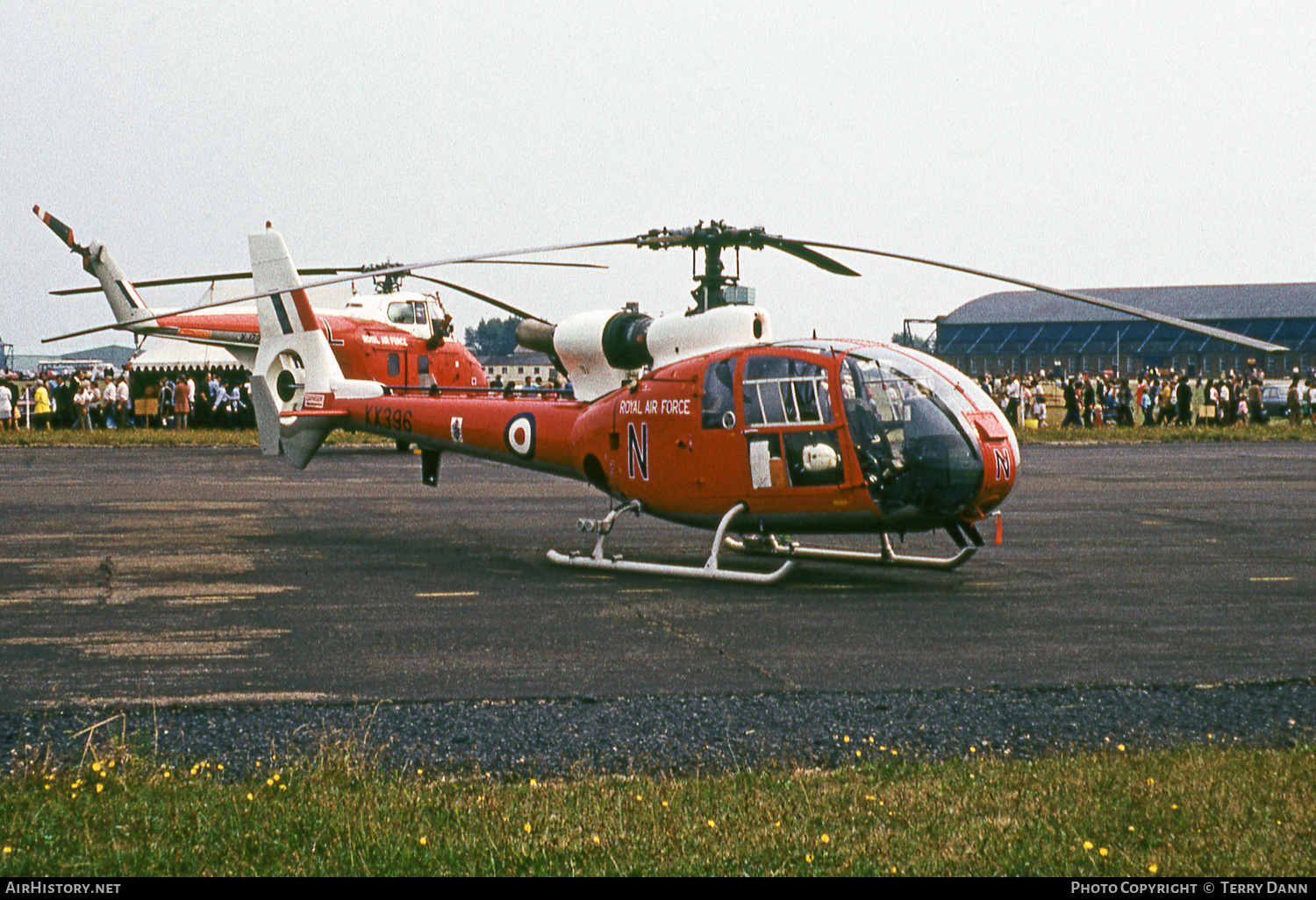 Aircraft Photo of XX396 | Aerospatiale SA-341D Gazelle HT3 | UK - Air Force | AirHistory.net #803929