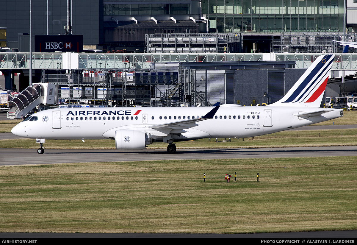Aircraft Photo of F-HPND | Airbus A220-300 (BD-500-1A11) | Air France | AirHistory.net #803931
