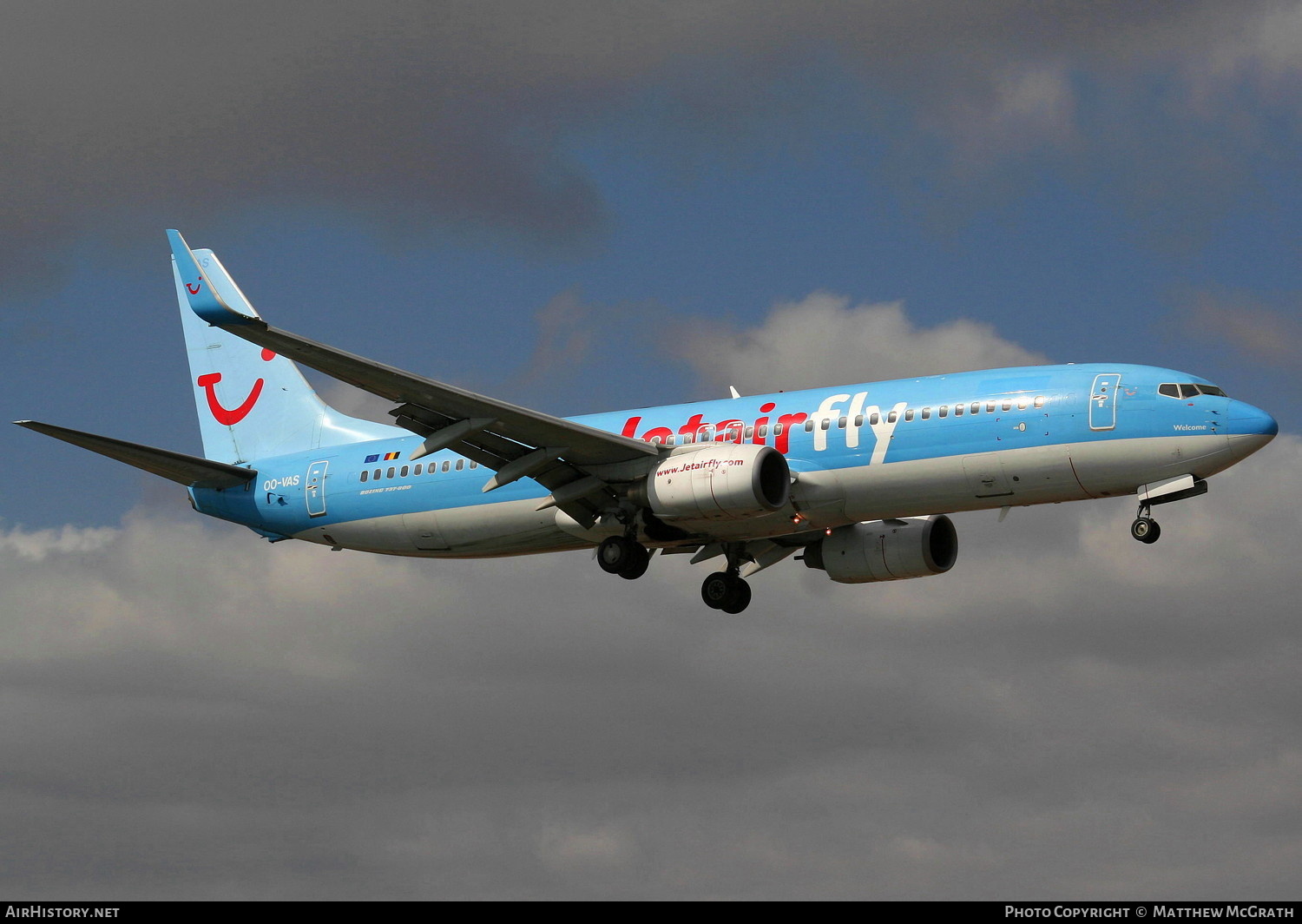 Aircraft Photo of OO-VAS | Boeing 737-86Q | Jetairfly | AirHistory.net #803944