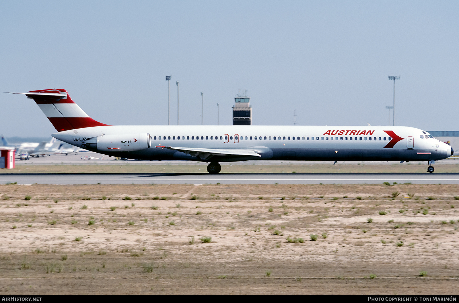 Aircraft Photo of OE-LDZ | McDonnell Douglas MD-82 (DC-9-82) | Austrian Airlines | AirHistory.net #803955