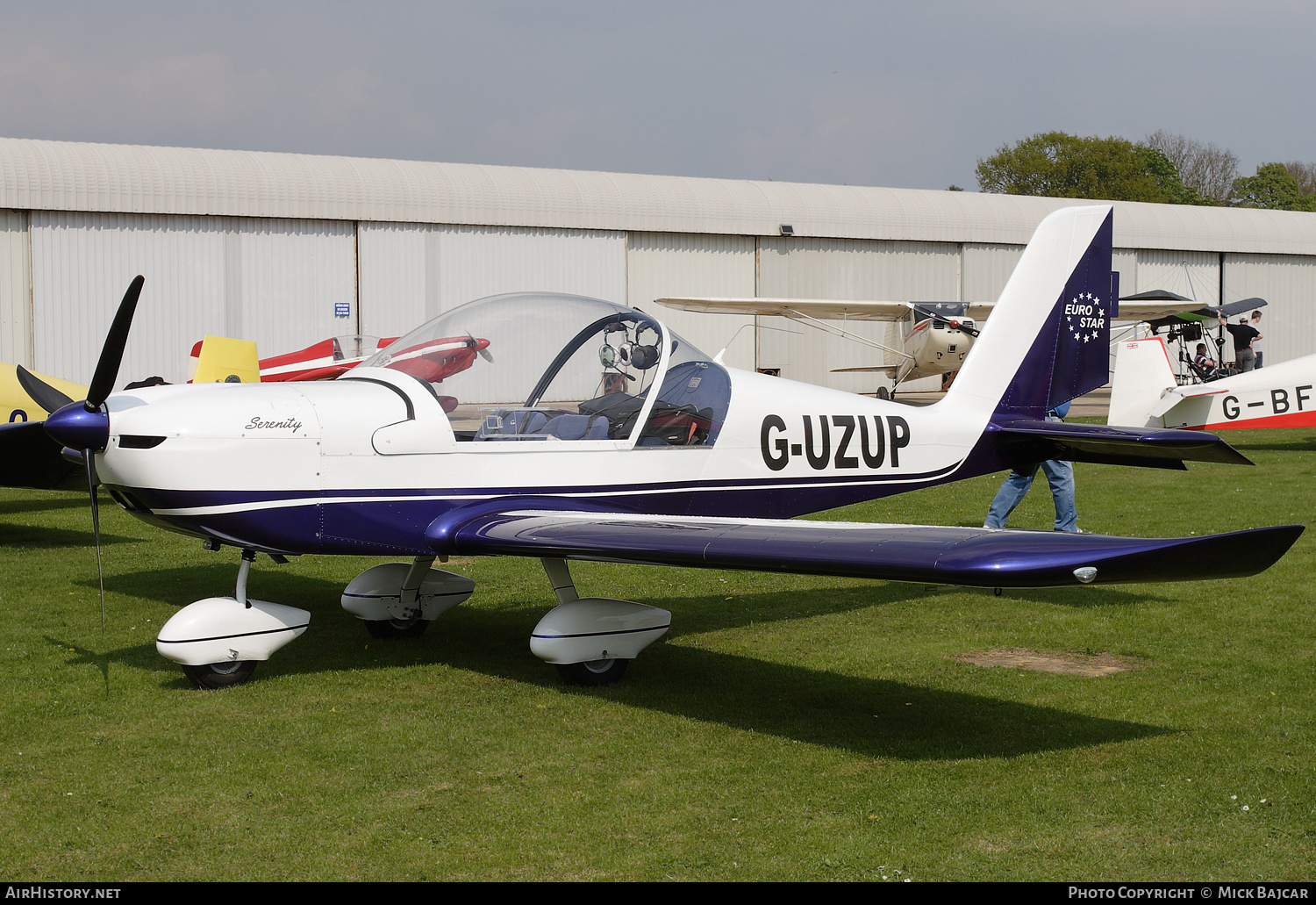 Aircraft Photo of G-UZUP | Evektor-Aerotechnik EV-97A Eurostar | AirHistory.net #803961