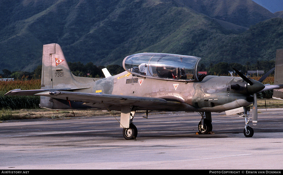Aircraft Photo of 7321 | Embraer T-27 Tucano | Venezuela - Air Force | AirHistory.net #804042