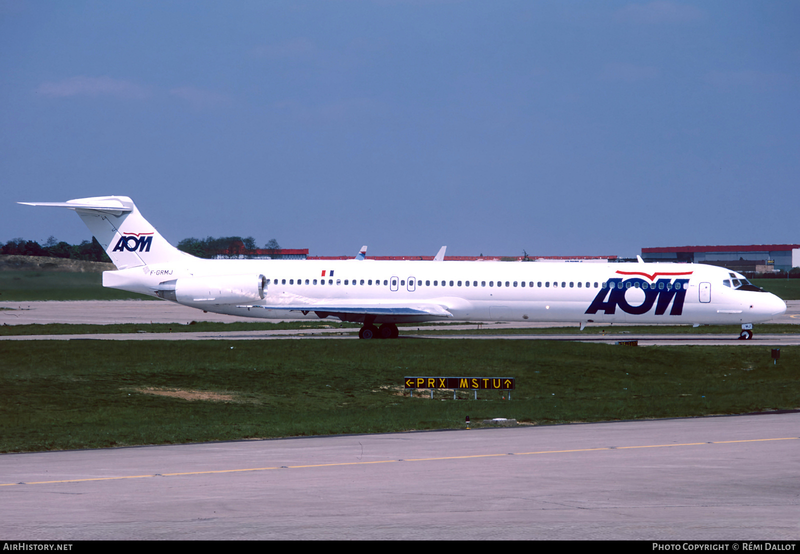 Aircraft Photo of F-GRMJ | McDonnell Douglas MD-83 (DC-9-83) | AOM French Airlines | AirHistory.net #804053